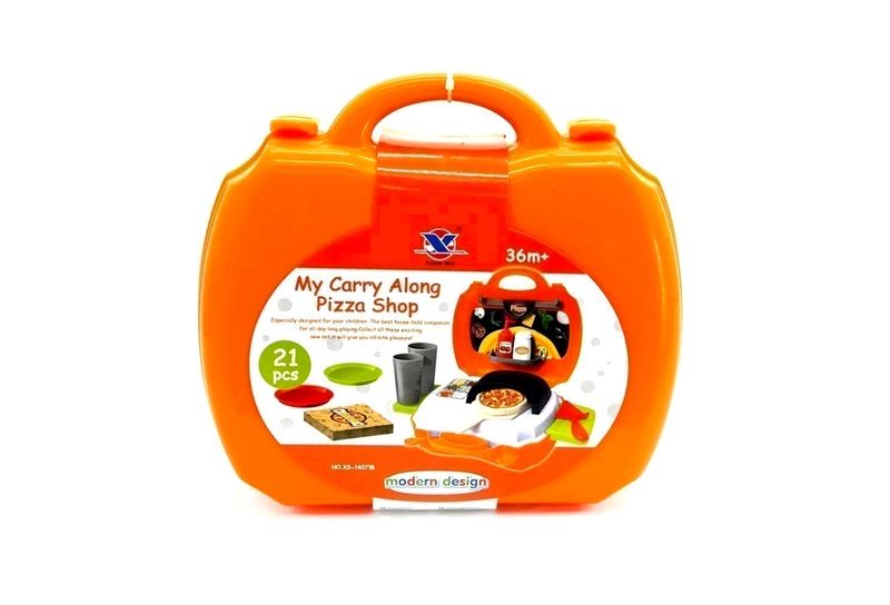 My Carry Along Pizza Shop W/ Accs