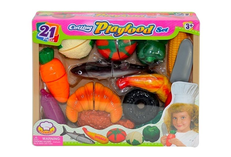 Cutting Playfood Set 21 Pce