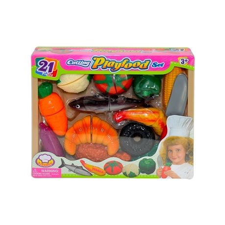 Play food store cutting set