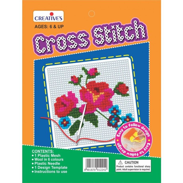 Cross Stitch 7 Flowers Shop Today. Get it Tomorrow!