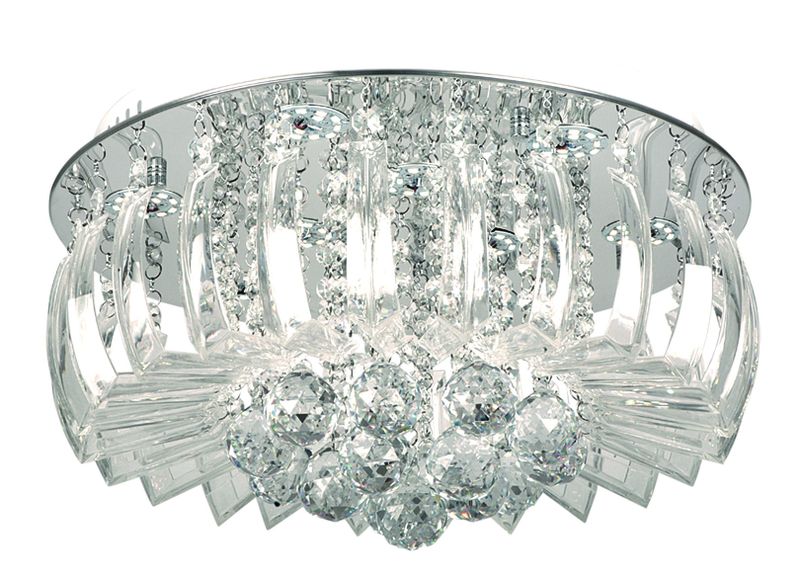 27 Watt LED Ceiling Fitting with Crystals