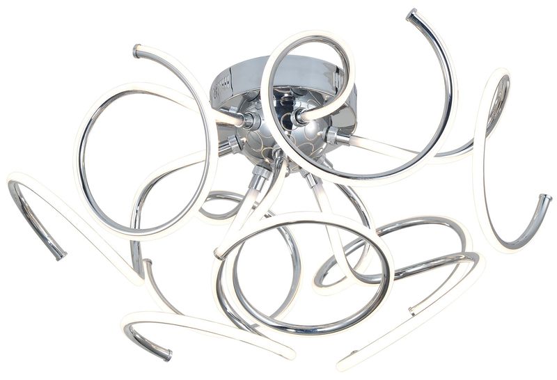37 Watt Polished Chrome Ceiling Fitting with PVC Arms