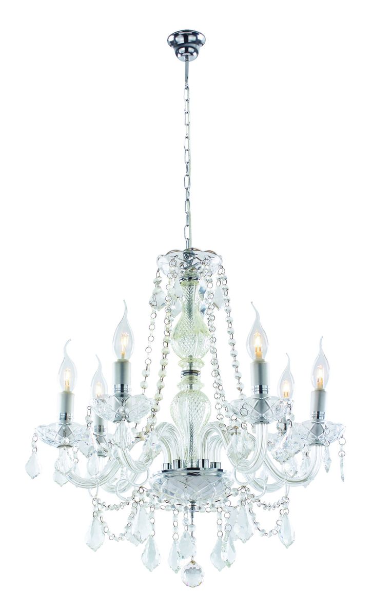 Crystal Chandelier with Crystal Arms and Hanging Crystals Shop Today