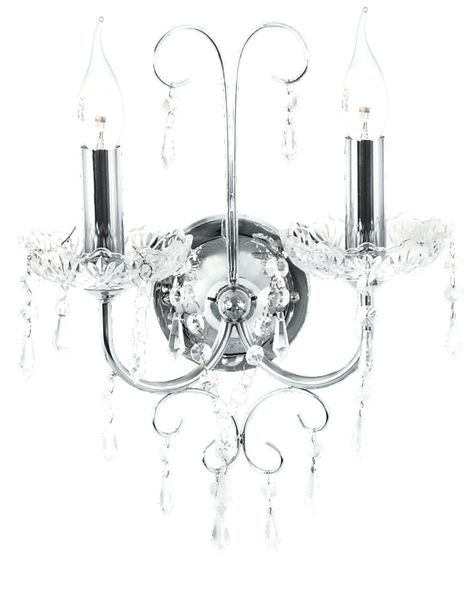Ornate Crystal Wall Bracket
