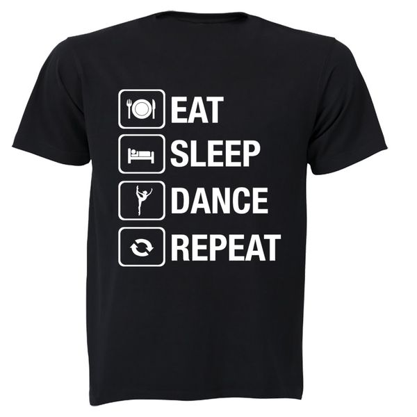 Eat. Sleep. Dance. Repeat - Kids T-Shirt Image