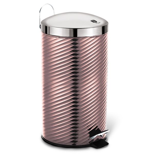 Berlinger Haus 7 Litre Stainless Steel Premium Pedal Bin - i-Rose Edition