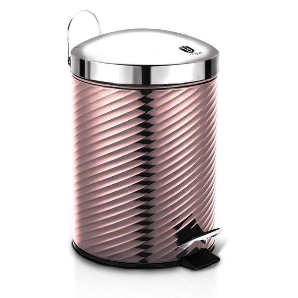 Berlinger Haus 12 Litre Stainless Steel Premium Pedal Bin - i-Rose Edition