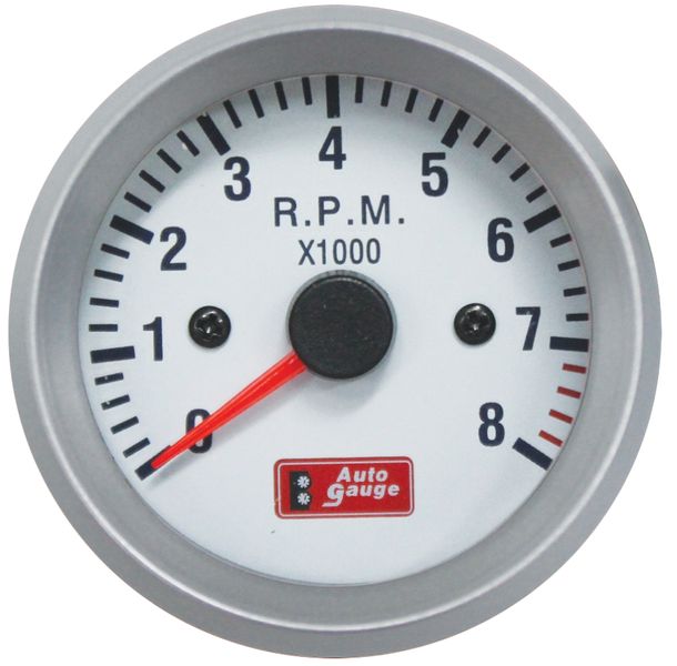 Rev Counter Set Tachometer Silver
