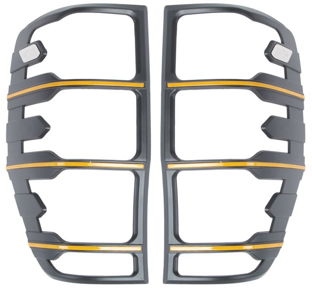 Ford Ranger Tail Lamp Cover Set - Yellow Edging - For 2015 and Newer