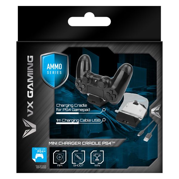 VX Gaming Ammo Series Mini Charger Cradle (PS4)