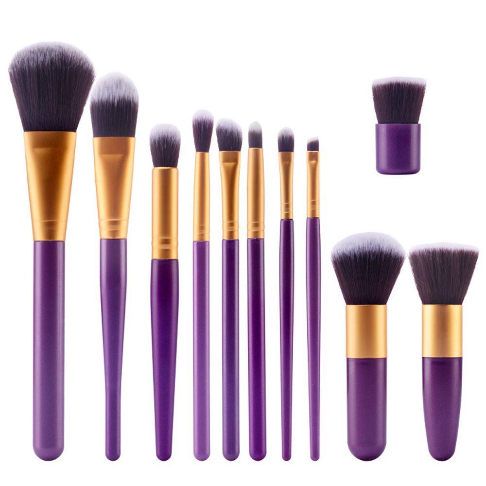 11 Piece Cosmetic Foundation Blush Soft Makeup Brush SetPurple Shop Today. Get it Tomorrow