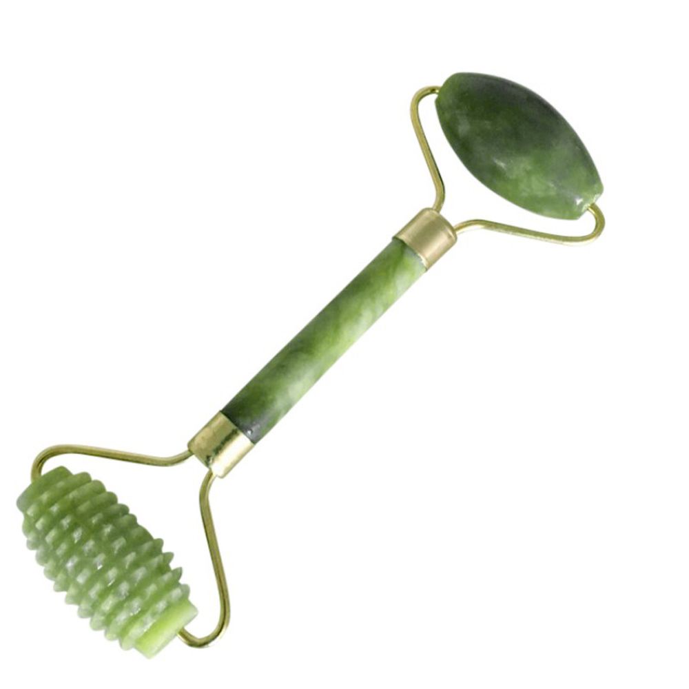 Natural Facial Beauty Massage Tool Jade Roller Face Thin Massager ...