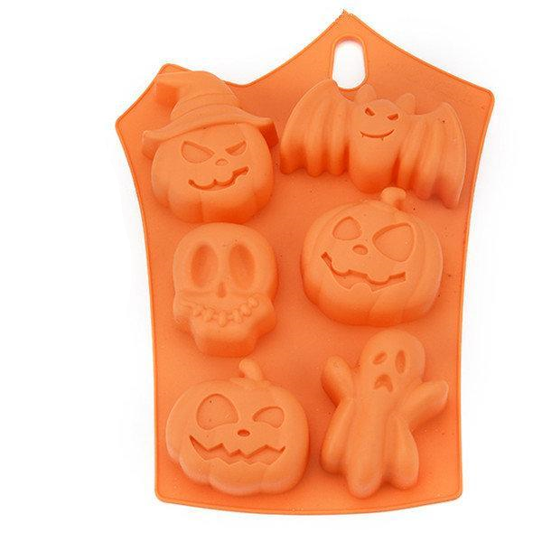 Halloween Themed Cake Chocolate Lolipop Jelly Mould - 2 Piece
