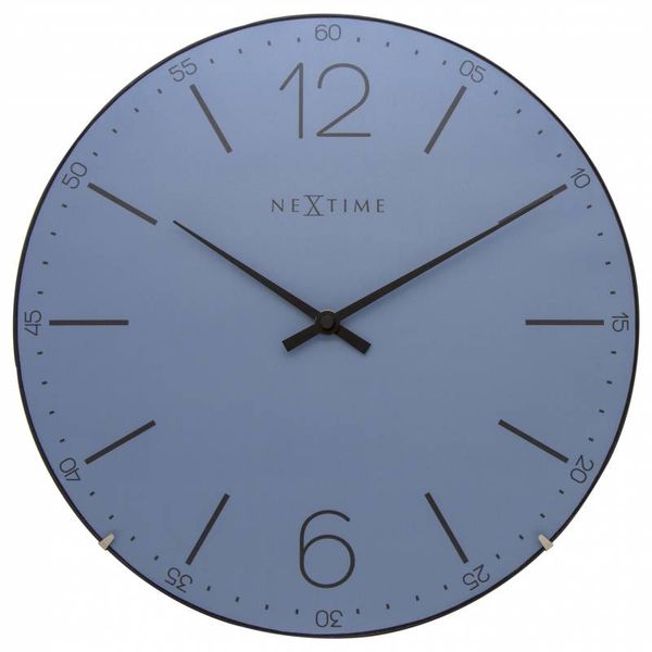 NeXtime 35cm Index Dome Glass Round Wall Clock