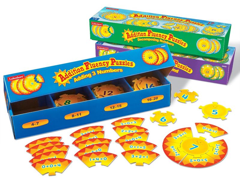 Addition Fluency Puzzle Set