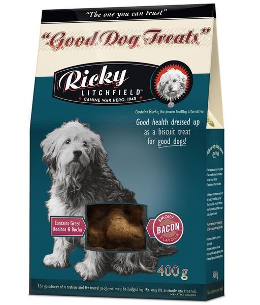Ricky Litchfield Good Dog Treats with Buchu - Smoky Bacon