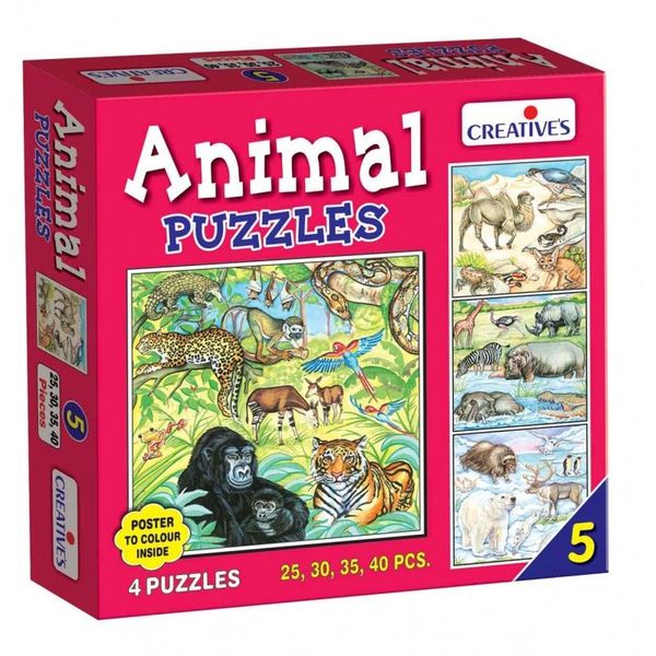 Animal Jigsaw Puzzle (25 30 35 40pce)