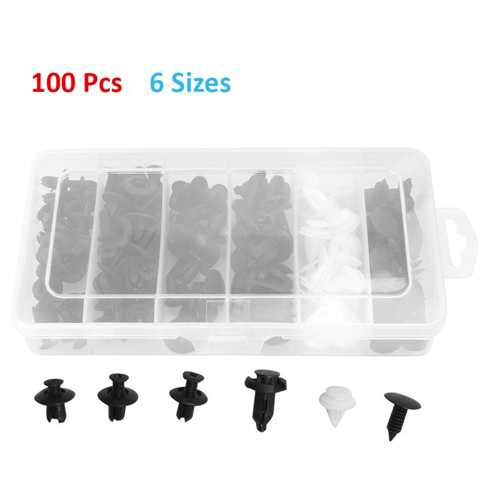100 Piece Assorted Car Body Plastic Push Retainer Pin Rivet Fasteners Kit, Shop Today. Get it Tomorrow!