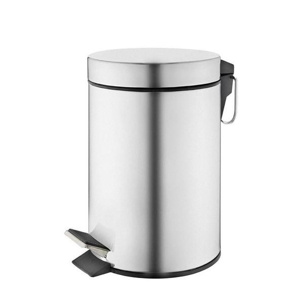 stainless steel 'mirror finish' pedal bin (3L)