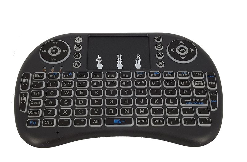 Wireless Mini Keyboard &amp; Mouse Combo - BackLit