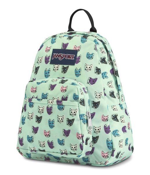 JanSport Half Pint Backpack - Brook Green Cool Cats