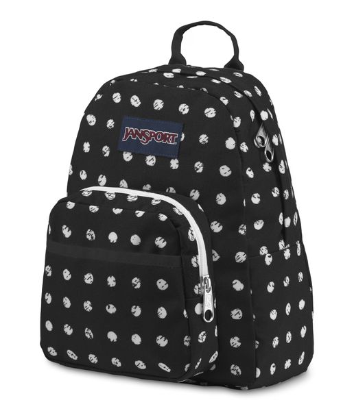 JanSport Half Pint Backpack - Black Sketch Dot