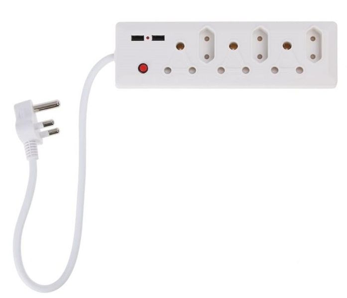 Everlotus Multiplug 6 way, USB x 2 (RN-06 USB)