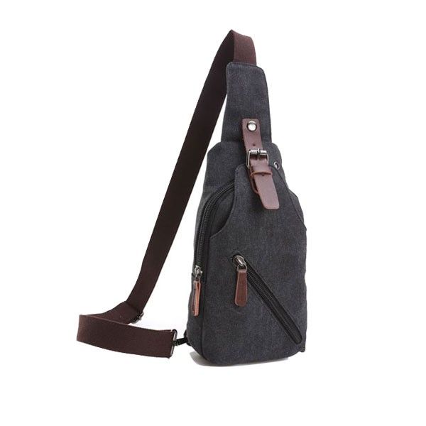 Lightweight Canvas Crossbody Bag 8824