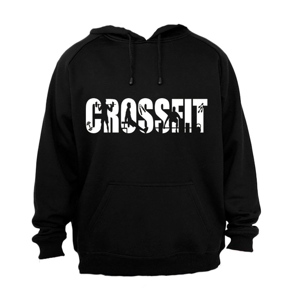 Crossfit Mens Hoodie Black Shop Today Get It Tomorrow
