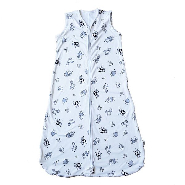 little acorn - 100% Cotton Baby Sleeping Bag (6-18m) 1 TOG -90cm - Farm Animals