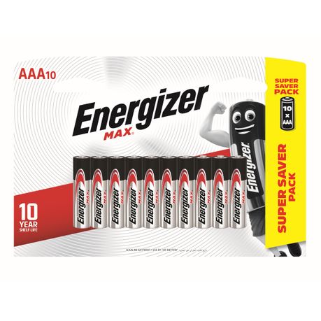 Energizer MAX Alkaline AAA Batteries 1.5V