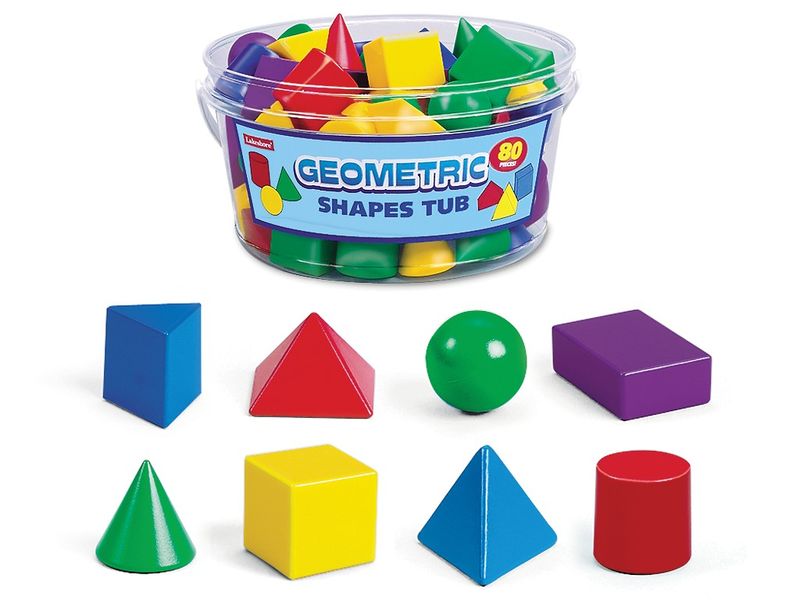 3D Geometric Shapes Tub