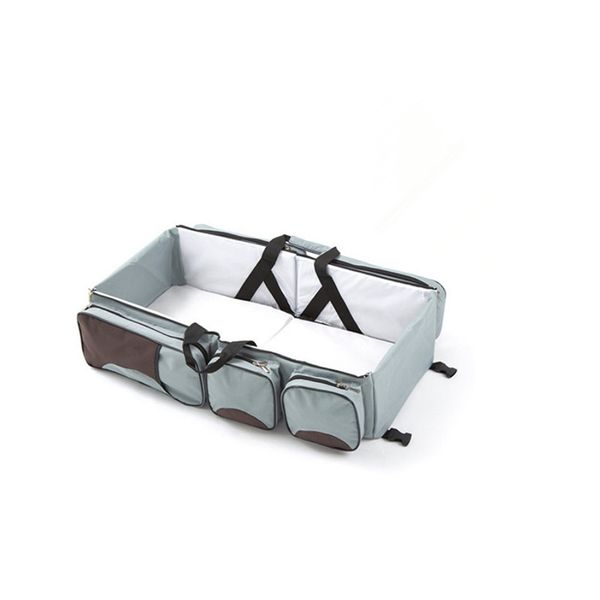 Multi-function Portable Travel Bed - Grey