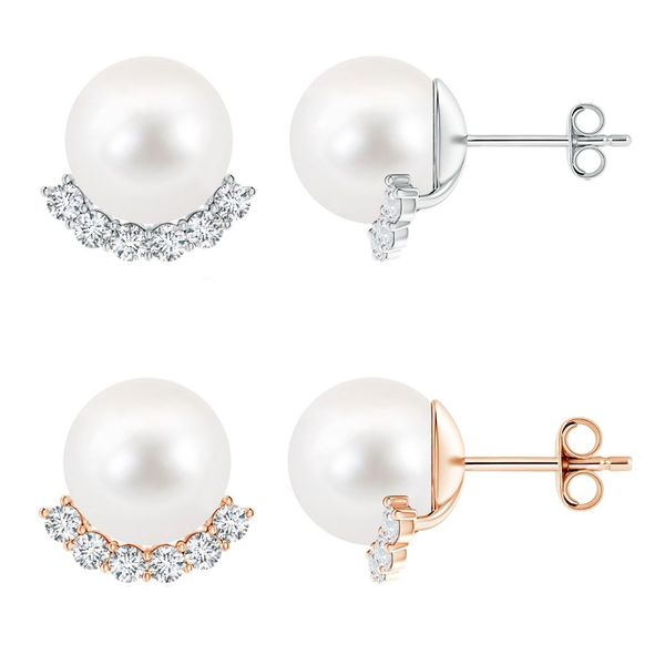 Civetta Spark Mary Studs Set With Mother of Pearl