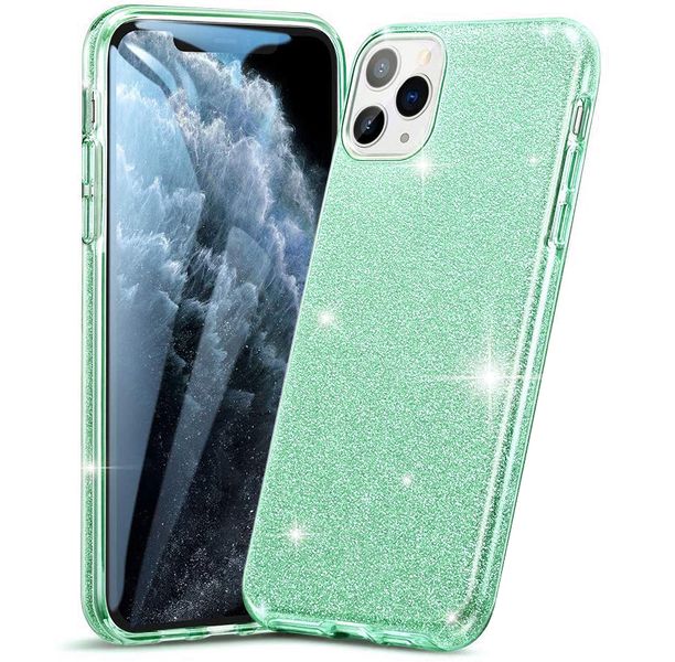 Tekron Glitter Sparkle Bling Protective Case for iPhone 11 Pro Max - Green