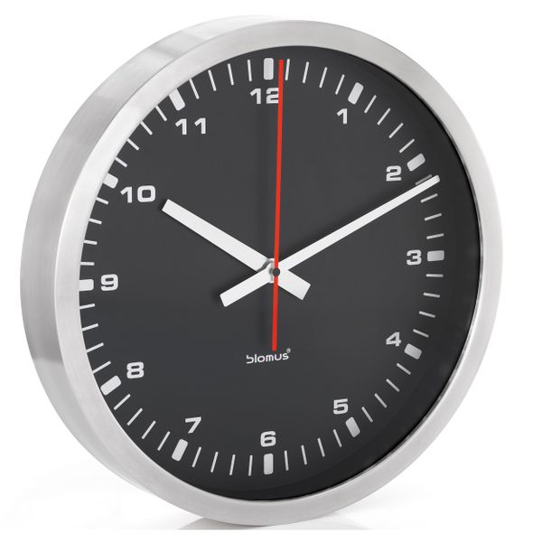 Blomus Wall Clock in Black – ERA - Large