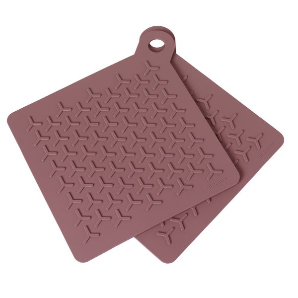 Blomus Potholders in Withered Rose – FLIP – Set of 2