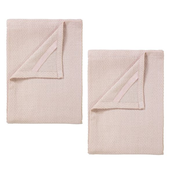 Blomus Tea Towels in Rose Dust – QUAD – Set of 2