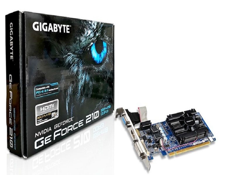 GIGABYTE NVIDIA GT210 1GB LP DDR3 Graphic Card