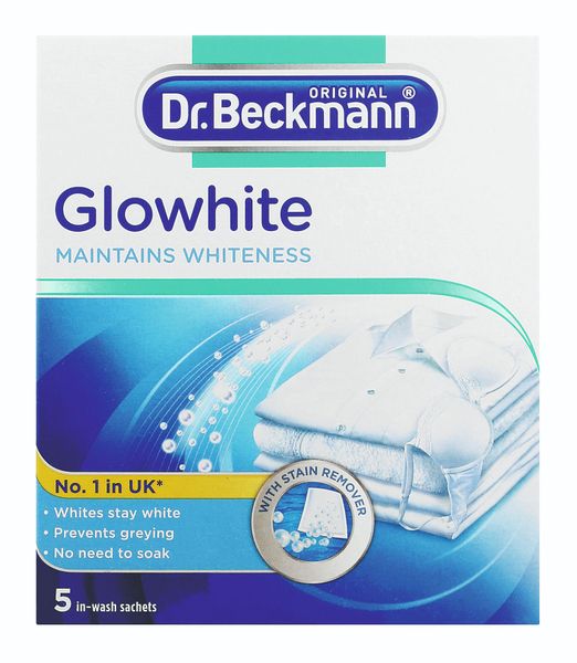 Dr. Beckmann Glowhite Super Whitener (5 x 40g sachets) - Pack of 6