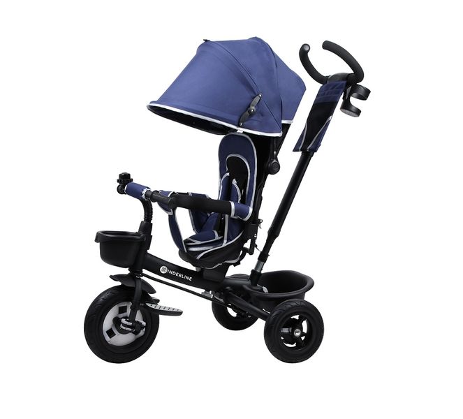Kinder Line 4 in 1 Baby and Toddler Tricycle Stroller - Blue