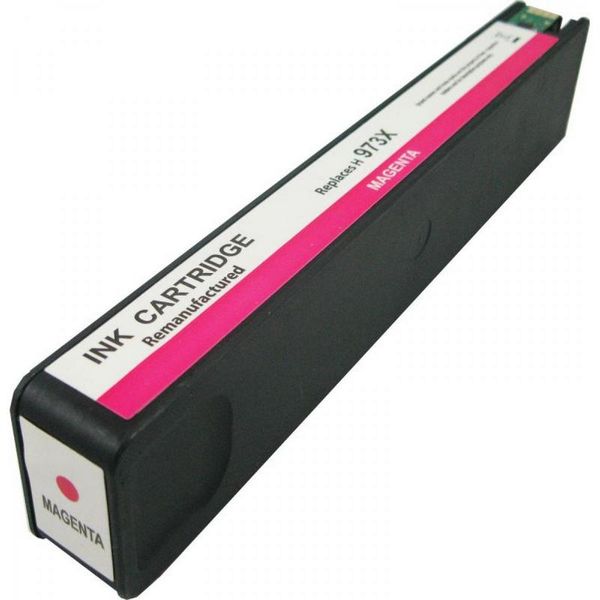 HP 973X High Yield Magenta PageWide Ink Cartridge - Remanufactured