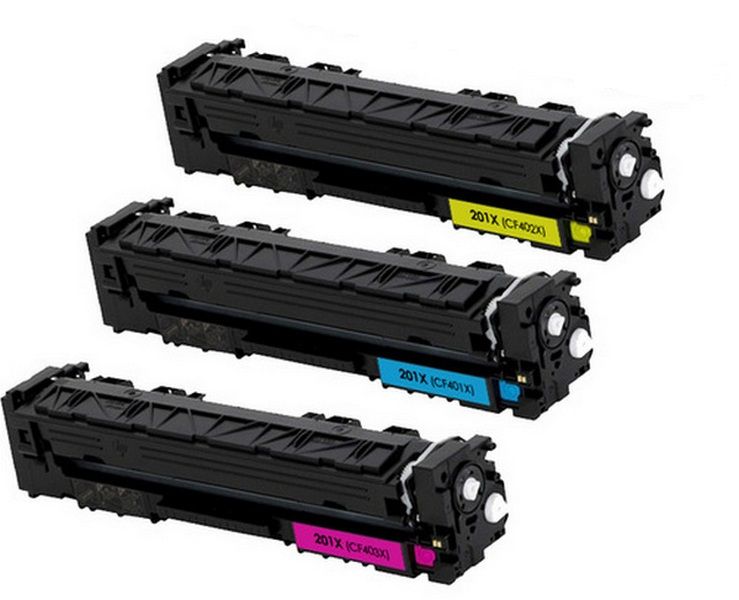 HP 201X / CF401X / CF402X / CF403X Colour Multipack - Compatible