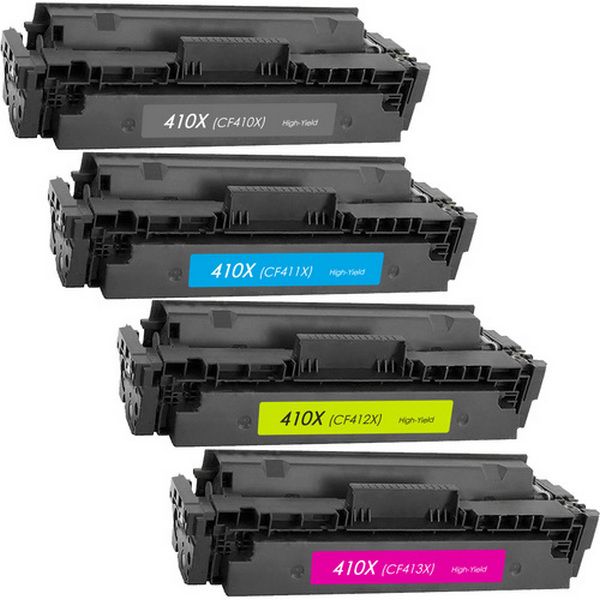 HP 410X / CF410X / CF411X / CF412X / CF413X Multipack - Compatible