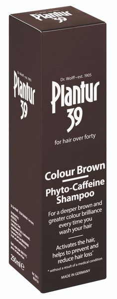Plantur 39 Colour Brown Phyto-Caffeine Hair Loss Shampoo 250 ml