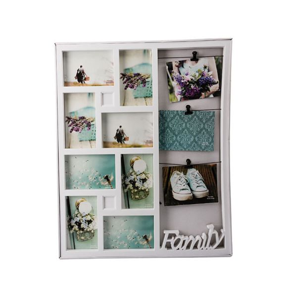 Picture Frame Collage Set Plastic Family