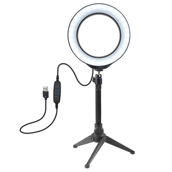 We Love Gadgets Vlogging LED Ring Light &amp; Tripod