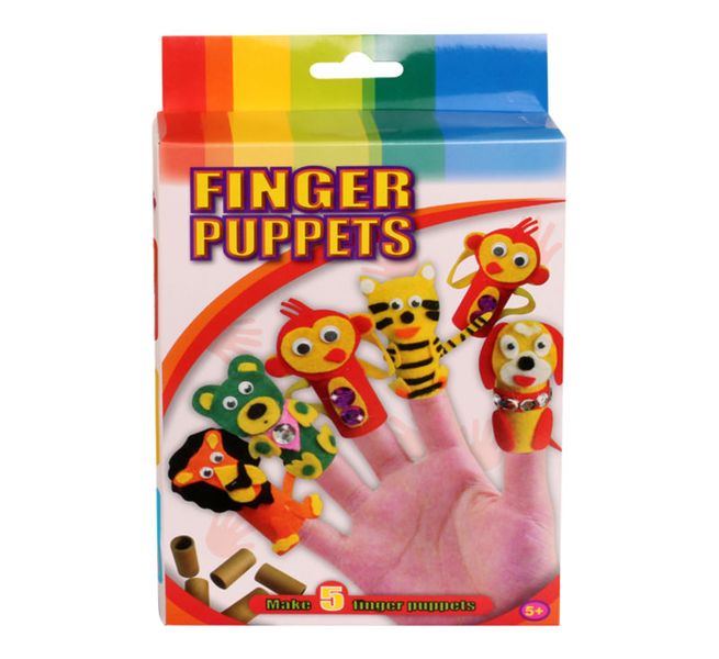 Art &amp; Craft Finger Puppets Set - Set of 5