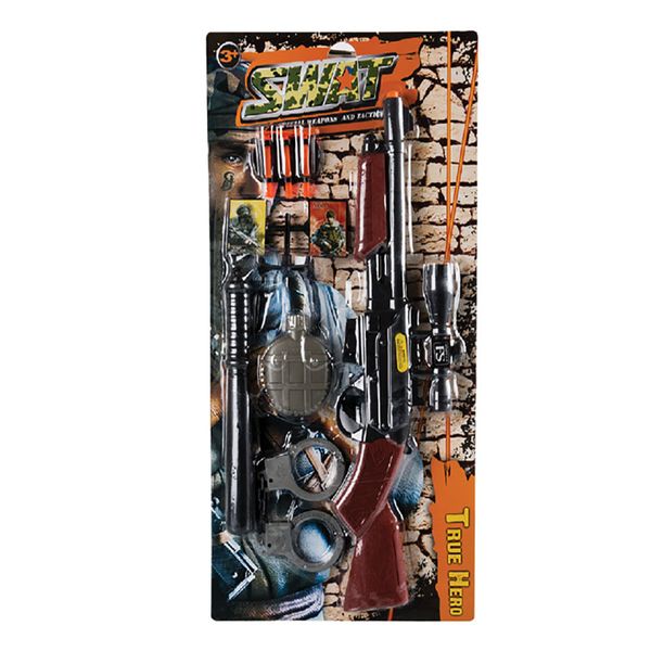 Police Play Set With Pump Action Shotgun And Accessories