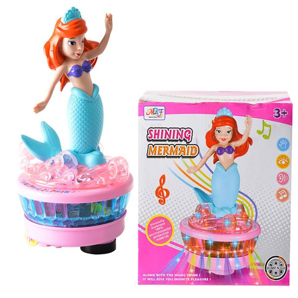 Battery Operated Mermaid - With Music and Light, Bump And Go